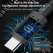 100W Type-C to DC 5.5x2.1mm Charging Adapter, 5m Length - 5