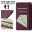 Realme 14 5G/14T 5G Violet RFID Leather Phone Case - Smile Embossing - 6
