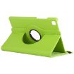 Samsung Galaxy Tab A7 T500 Green Litchi Texture 360 Rotating Leather Case - 6