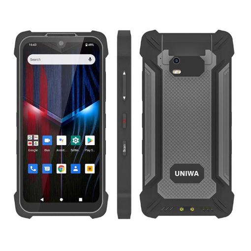 UNIWA P551 Rugged PDA Phone, 4GB+64GB, 5.5" Android 11, 4G, AU Plug - 1
