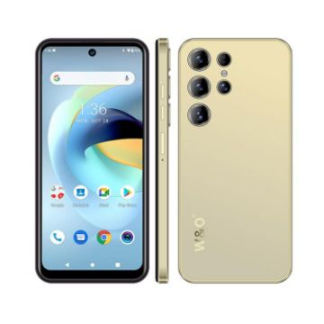 W&O X500 Pro 6.8" 4GB+128GB Android 10 Helio P35 4G AU Plug Gold - 1