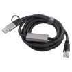 2m RJ45 to USB-C Side Bend High Speed Ethernet Cable - 2