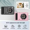 DC15 4K HD Video Camera, 2.4" Screen, 18X Zoom, 64MP Shooting - White - 2