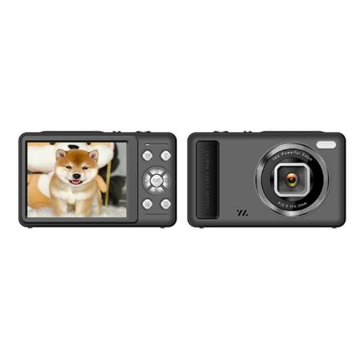 DC15 4K HD Camera, 2.4" Screen, 18X Zoom, 64MP Shooting - Black - 1