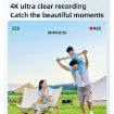 DC15 4K HD Camera, 2.4" Screen, 18X Zoom, 64MP Shooting - Black - 4