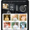 DC15 Pink 4K HD Camera, 2.4" Screen, 18X Zoom, 64MP Shooting - 7
