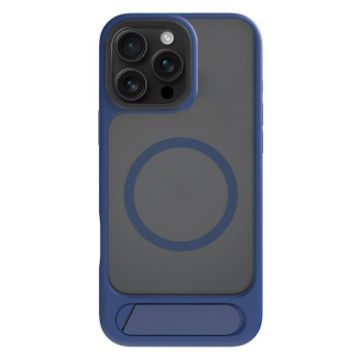 iPhone 16 Pro Max Kalebol MagSafe Tilt Holder Case Navy Blue - 1
