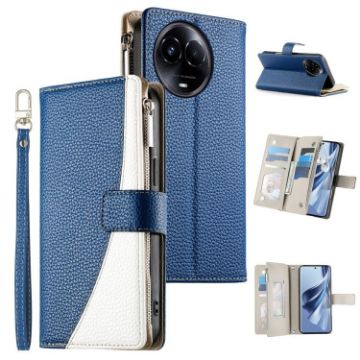 Realme 11 5G/11x/C67 5G/Narzo 60x Leather Wallet Case - Dark Blue - 1