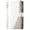 Redmi K70E/Poco X6 Pro White Leather Wallet Phone Case with Strap - 2