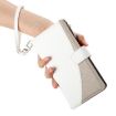 Redmi K70E/Poco X6 Pro White Leather Wallet Phone Case with Strap - 7