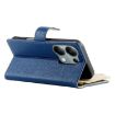 Redmi Note 13 Pro 4G/Poco M6 Pro Leather Wallet Case with Strap - Dark Blue - 5