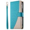 Redmi Note 13 Pro/Poco X6 Blue Leather Wallet Case with Strap - 2
