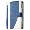 Redmi Note 13 Pro/Poco X6 Leather Wallet Case with Strap - Dark Blue - 2