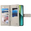 Redmi Note 13 Pro/Poco X6 Leather Wallet Case with Strap - Dark Blue - 4