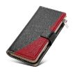 Redmi Turbo 3/Poco F6 Black Leather Wallet Phone Case with Strap - 6