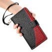 Redmi Turbo 3/Poco F6 Black Leather Wallet Phone Case with Strap - 7