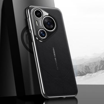 Huawei Pura 70 Pro/Pro+ Black Electroplated Imitation Phone Case - 1