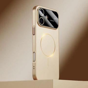 iPhone 16 Kalebol MagSafe Frosted PC Case - Desert Gold, Large Window - 1