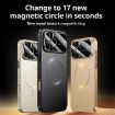 iPhone 15 Pro Max Kalebol MagSafe Frosted PC Case - Deep Purple - 2