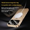 iPhone 15 Pro Max Kalebol MagSafe Frosted PC Case - Deep Purple - 3