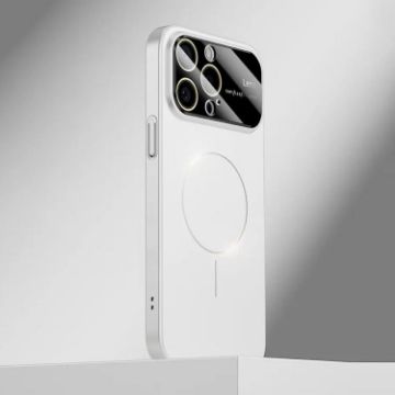 iPhone 13 Pro Max Kalebol MagSafe Frosted PC Case White Large Window - 1