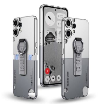 Nothing CMF Phone 2 Pro Case - GKK Mortise-Tenon, Ring Strap, White Grey - 1