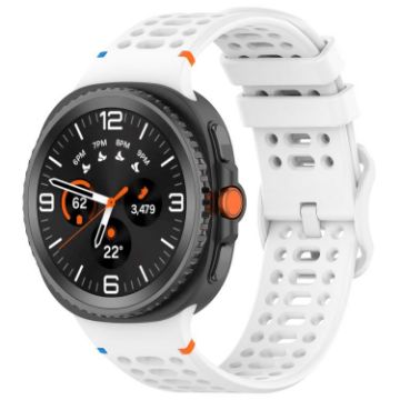 Samsung Galaxy Watch 8/8 Classic Silicone Band White xDfind Ladder Buckle - 1