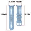 Samsung Galaxy Watch 8/8 Classic Silicone Band White xDfind Ladder Buckle - 6