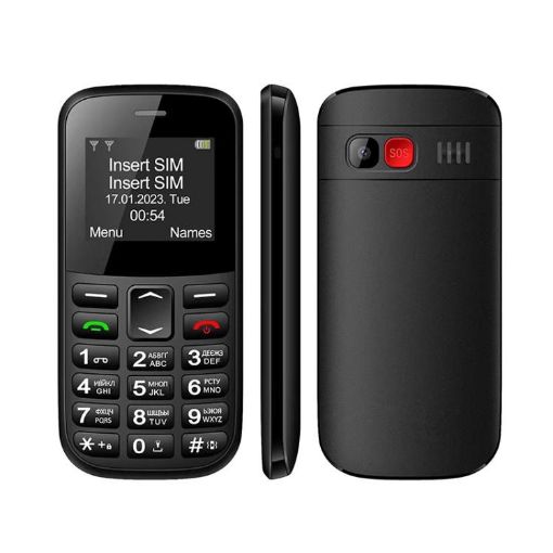 MXMID B210 Keypad Phone, 1.77" Display, LED Flashlight, Dual SIM, AU Plug - 1