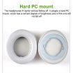 Rotating Snap-on Earpads for Razer Kraken Pro V2, Lambskin Grey - 2