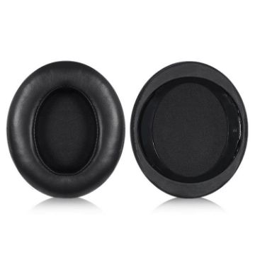 Lambskin Earphone Earpads for Philips SHP9500 - 2 Pack (Black) - 1