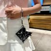 Samsung Galaxy Z Flip4 Glitter Dots Phone Case with Bow Bracelet White - 5