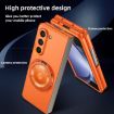 Samsung Galaxy Z Fold5 Orange MagSafe Rotation Holder PC Case - 9