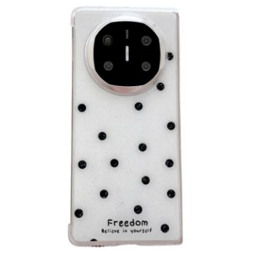 Huawei Mate X6 Phone Case - Glitter Powder Dots Pattern, White - 1