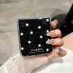 Xiaomi Mix Flip Phone Case - Rose Red Glitter Powder Dots Pattern - 4