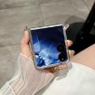 For Honor Magic V Flip Glitter Powder Dots Phone Case - White - 3