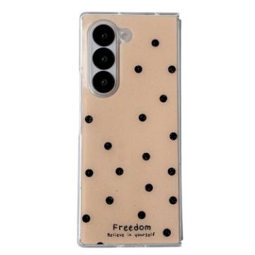Samsung Galaxy Z Fold6 Gold Glitter Dots Phone Case - 1