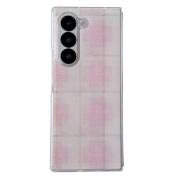 Samsung Galaxy Z Fold5 Pink Glitter Powder Dots Pattern Phone Case - 1