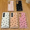 Samsung Galaxy Z Fold5 Pink Glitter Powder Dots Pattern Phone Case - 6