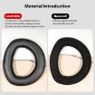Replacement Earpads for Sennheiser HD800/HD800S - Black Protein Leather - 6