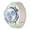 20mm Tri-beads Magnetic Silicone Watch Band - Light Mint Starlight - 1