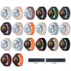 Black 20mm Tri-beads Magnetic Silicone Watch Band - 3