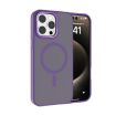 iPhone 13 Pro Max Dark Purple MagSafe Metal Lens Frame Case - 1