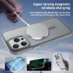 iPhone 13 Pro Kalebol Metal Lens Frame MagSafe Frosted PC Case Pink - 5
