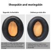 Replacement Lambskin Earpads for Sennheiser MOMENTUM 2.0 - 2pcs Black - 5