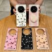 Huawei Mate X6 Glitter Dots Phone Case with Holder - White - 7