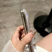 Huawei Mate X6 Glitter Dots Phone Case with Holder - Gold - 4