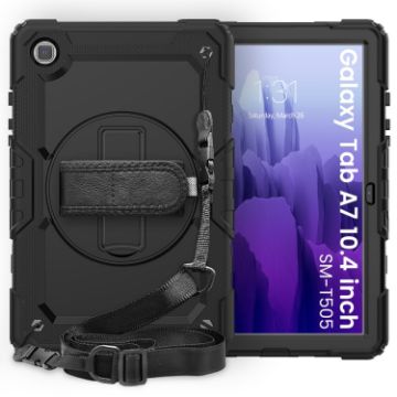 Shockproof Case for Samsung Galaxy Tab A7 (2020) with Holder & Straps - 1