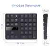 Ultra-thin 533 35 Keys Wireless Charging Digital Keyboard 2.4G - 4