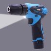 VOTO 12V Rechargeable Hand Drill Set with LED, US Plug, Random Color - 3